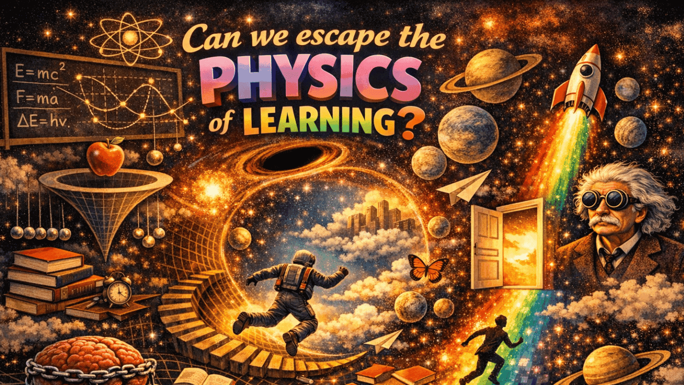 We can't escape the physics of learning