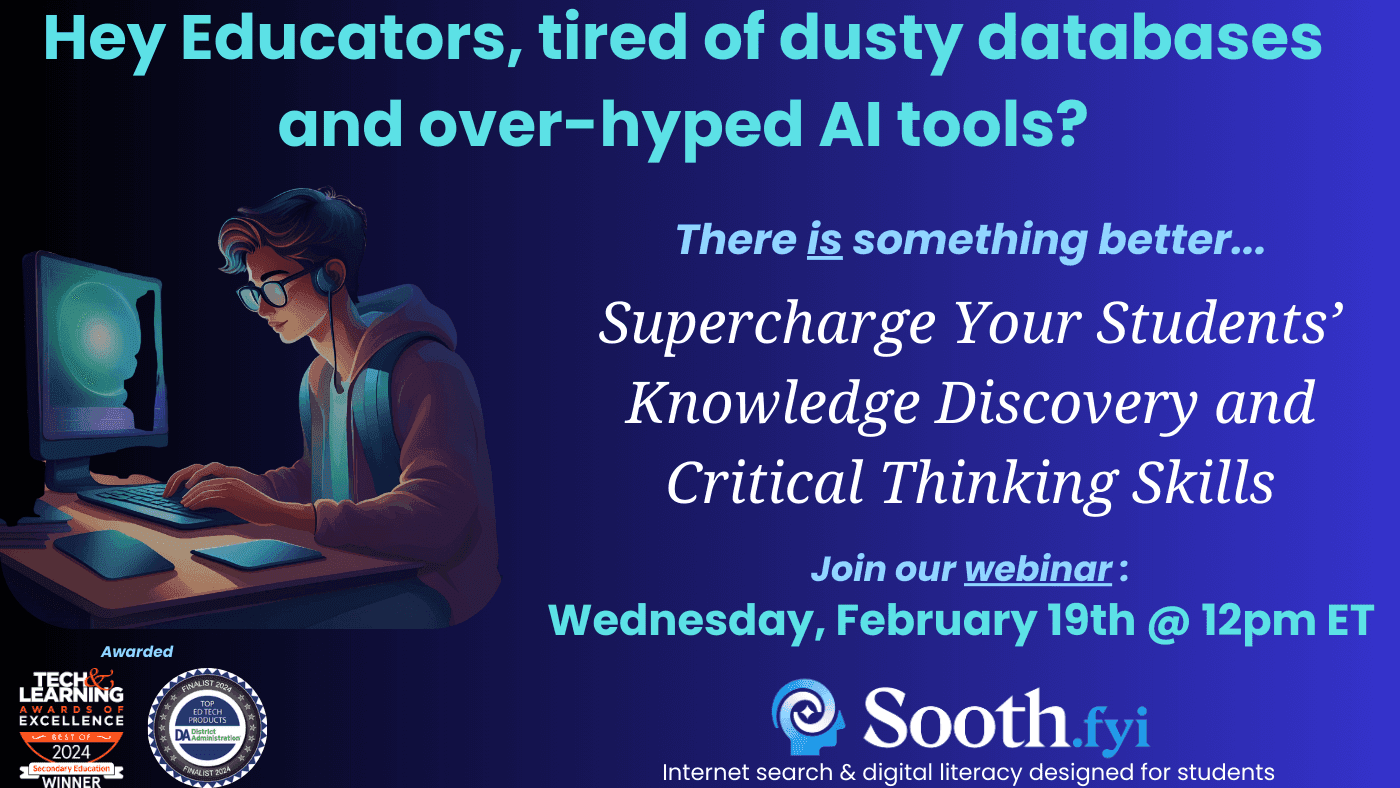 Webinar: Supercharge Your Students' Knowledge Discovery & Critical Thinking Skills